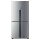 Haier HTF-456DM6 frigorifero side-by-side Libera installazione 470 L F Stainless steel 3