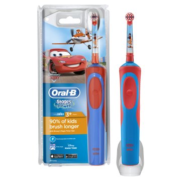 Oral-B Stages Power Kids Spazzolino elettrico con Disney Cars & Planes