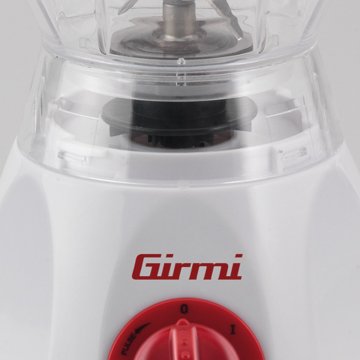 Girmi FR45 1,5 L Frullatore da tavolo 350 W Rosso, Trasparente, Bianco