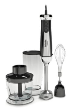 Hotpoint Ariston HB 0803 UPO 0,75 L Frullatore ad immersione 800 W Cromo, Acciaio inox
