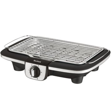 Tefal BG901D barbecue per l'aperto e bistecchiera Grill Da tavolo Elettrico Nero, Argento 2200 W