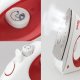 Girmi St01 Ferro da stiro a secco e a vapore Acciaio inossidabile 1800 W Rosso, Bianco 4