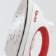 Girmi St01 Ferro da stiro a secco e a vapore Acciaio inossidabile 1800 W Rosso, Bianco 6