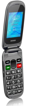 Brondi AMICO Mio+ C 6,1 cm (2.4") 82 g Nero Telefono di livello base