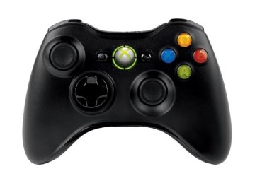 Microsoft Xbox 360 Wireless Controller for Windows Nero RF Gamepad PC, Xbox