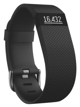 Fitbit Charge HR OLED Braccialetto per rilevamento di attività Nero