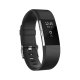 Fitbit Charge 2 OLED Braccialetto per rilevamento di attività Nero, Acciaio inox 2