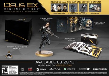 PLAION Deus Ex: Mankind Divided - Collector's Edition, PlayStation 4 Collezione Inglese