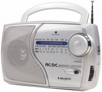 New Majestic RT-181N Portatile Analogico Argento