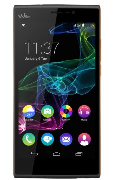 Wiko RIDGE FAB 4G 14 cm (5.5") Doppia SIM Android 4.4.4 Micro-USB B 2 GB 16 GB 2820 mAh Nero, Arancione