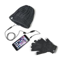 Celly WINTERKITGR cuffia e auricolare Grigio