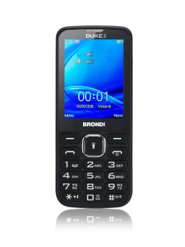 Brondi DUKE S 6,1 cm (2.4") Nero Telefono cellulare basico