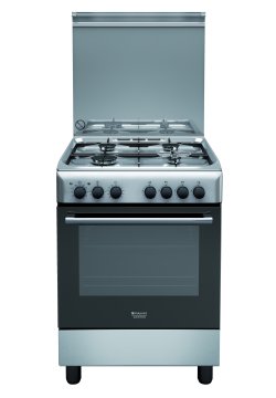 Hotpoint H64MH2AF (X) IT cucina Elettrico Gas Stainless steel A