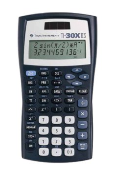 Texas Instruments TI-30X IIS calcolatrice Tasca Calcolatrice scientifica Nero