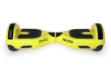 Nilox DOC Plus hoverboard Monopattino autobilanciante 10 km/h 4300 mAh Giallo, Nero
