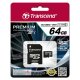 Transcend TS64GUSDU1 memoria flash 64 GB MicroSDXC MLC Classe 10 2