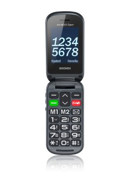 Brondi Amico Super 6,1 cm (2.4") Nero Telefono cellulare basico