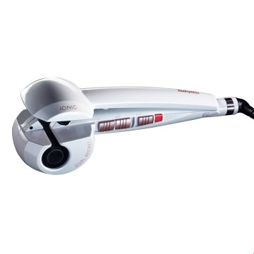 BaByliss Curl Secret Ferro arricciacapelli automatico Caldo Perlato, Bianco 2,5 m