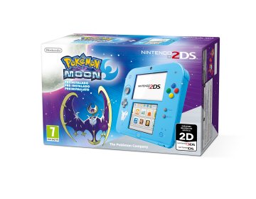 Nintendo 2DS + Pokémon Moon console da gioco portatile 8,97 cm (3.53") 1 GB Touch screen Wi-Fi Blu