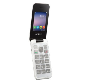 Alcatel 2051X 6,1 cm (2.4") 97 g Nero, Bianco