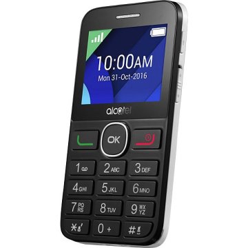 Alcatel 20.08G 6,1 cm (2.4") 90 g Nero, Bianco