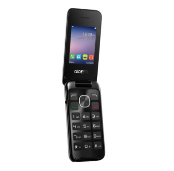 Alcatel 2051D 6,1 cm (2.4") Nero, Argento Telefono per anziani