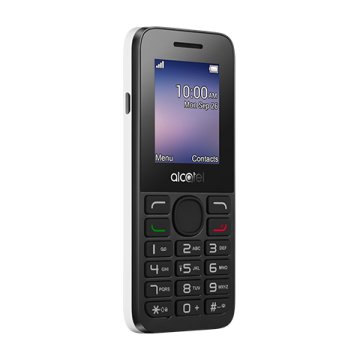 Alcatel 1054D 4,57 cm (1.8") Grigio, Bianco Telefono cellulare basico