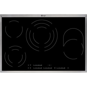 Electrolux KT8421XE piano cottura Nero, Argento 4 Fornello(i)