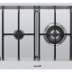Foster GK.4F.line.FT Acciaio inox Da incasso Gas 4 Fornello(i) 2
