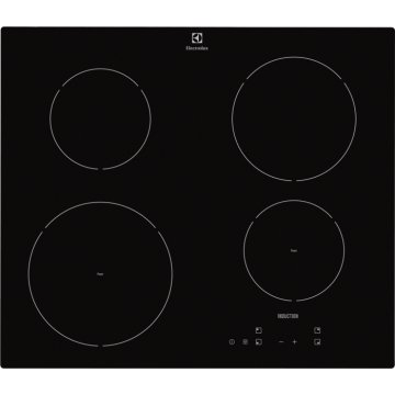 Electrolux KTI6430E piano cottura Nero Da incasso Piano cottura a induzione 4 Fornello(i)