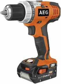 AEG BS 14C Li-152C Senza chiave 1,7 kg Nero, Arancione