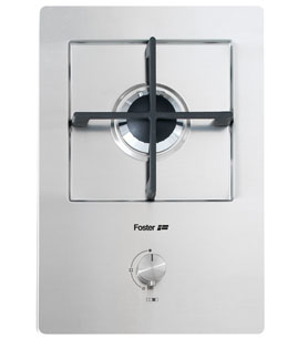 Foster KE Domino.1F semirapido.FT Acciaio inox Da incasso Gas 1 Fornello(i)