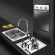Foster Veronika.3F.STD Acciaio inox Da incasso Gas 3 Fornello(i) 3