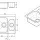 Smeg UM3415 lavello Lavello sottopiano Rettangolare Acciaio inox 3