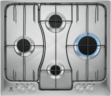 Electrolux RGG6242LOX Acciaio inox Da incasso 60 cm Gas 4 Fornello(i)
