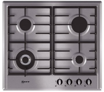 Neff T22S46N0 piano cottura Acciaio inox Da incasso Gas 4 Fornello(i)