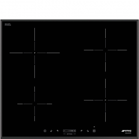 Smeg SI5644B piano cottura Nero Da incasso Piano cottura a induzione 4 Fornello(i)
