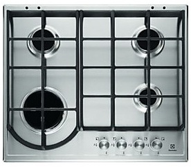 Electrolux PQ 640 OX piano cottura Acciaio inox Da incasso Gas 4 Fornello(i)