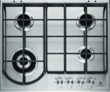 Electrolux PQ 640 UOX piano cottura Acciaio inox Da incasso Gas 4 Fornello(i)