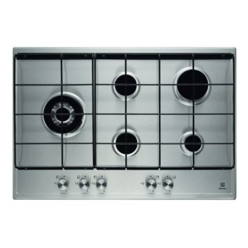 Electrolux PQ 755 UXC piano cottura Acciaio inox Da incasso Gas 5 Fornello(i)