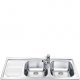Smeg LXP116S lavello Lavello montato su piano Rettangolare Acciaio inox 2
