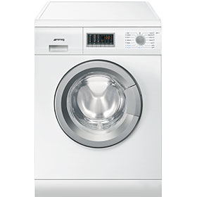 Smeg LSE147 lavasciuga Libera installazione Caricamento frontale Bianco