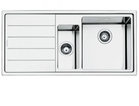 Smeg LFT102S lavello Lavello montato su piano Rettangolare Acciaio inox