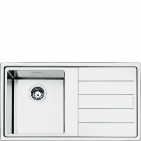 Smeg LFT861D lavello Lavello montato su piano Rettangolare Acciaio inox