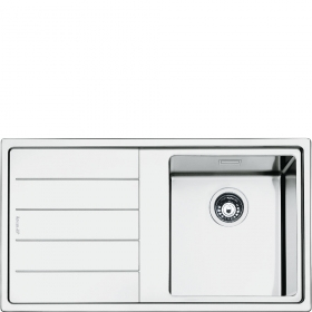 Smeg LFT861S lavello Lavello montato su piano Rettangolare Acciaio inox