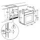 Electrolux EOB6631BOX forno 74 L 3380 W Acciaio inox 3