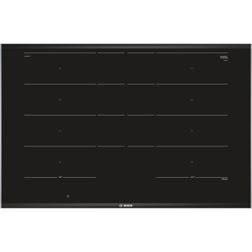 Bosch Serie 8 PXY875DC1E piano cottura Nero Da incasso 81 cm Piano cottura a induzione 4 Fornello(i)
