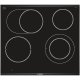 Bosch Serie 8 PKN675DP1D piano cottura Nero, Acciaio inox Da incasso Ceramica 4 Fornello(i) 5