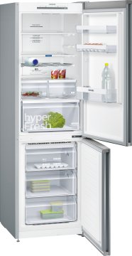 Siemens KG36NVL35 frigorifero con congelatore Libera installazione 324 L Argento, Acciaio inox