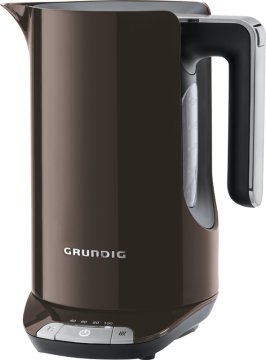 Grundig WK 7280 G bollitore elettrico 1,6 L 2400 W Nero, Marrone, Grigio, Acciaio inox